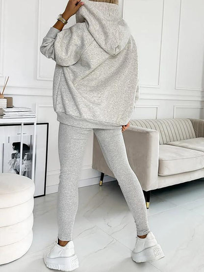 (s-5xl) and Comfortable Sweatshirt Three-piece Suit