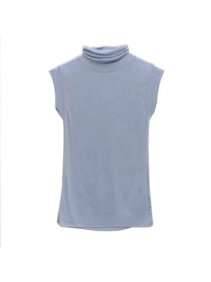 Summer New Modal Corset Tops to Wear Out Sleeveless Turtleneck Tops for Korean White Tank Top Clothes