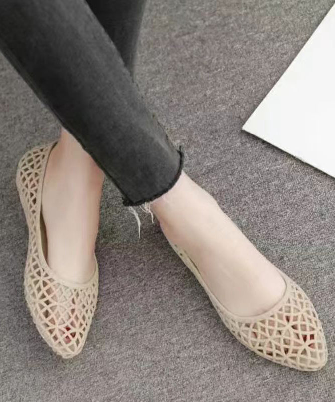 Soft Purple Hollow Out Beach Water Sandals Jj045