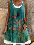 Women's Floral Pattern Art Print Dresses