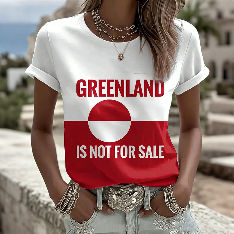 Comstylish Greenland Not For Sale Women's Casual T-shirt
