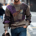 Fairman Island Jacquard Retro Pattern Cozy Sweater elevenforest