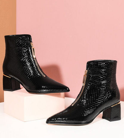 Motia Genuine Leather Boots