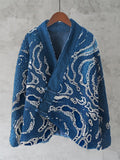 Ocean Wave Pattern Women's Kimono elevenforest