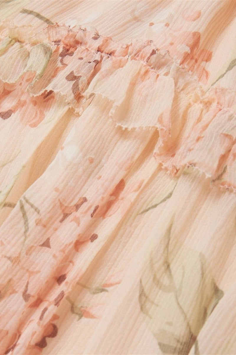 Long Sleeve V-neck Cut-out Mini Dress