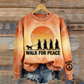 Comstylish Walk For Peace Aloka Journey Gradient Sweatshirt