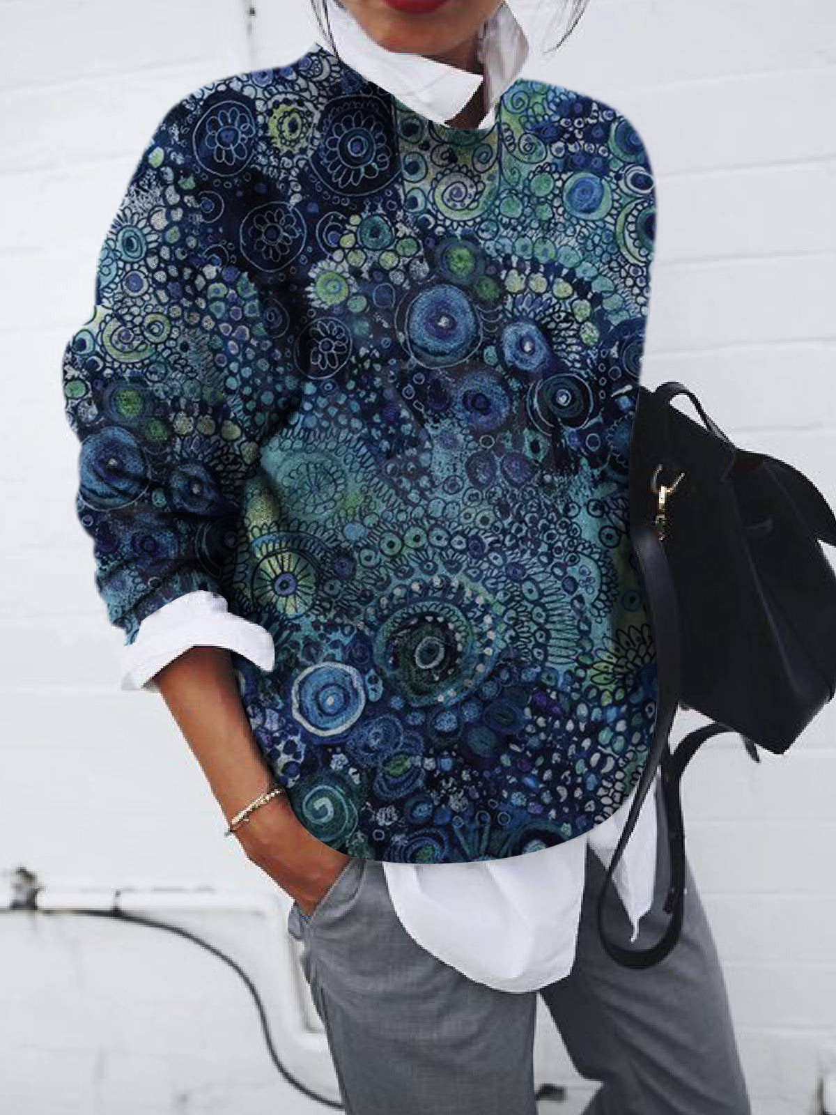Gracefully Designed Sweater