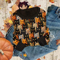 Vintage Black Cats Fall Cozy Sweater elevenforest