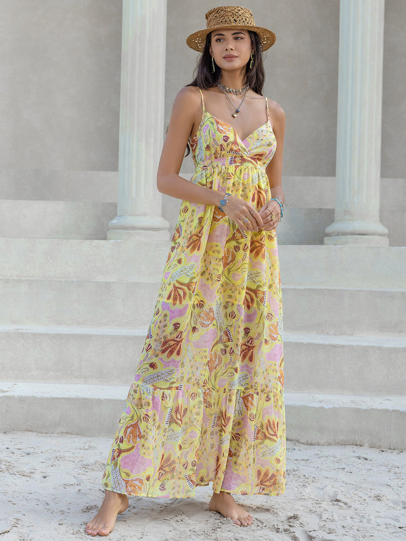 Slim Fit Printing a Words Cami Dress – Sleeveless Bodycon Tank Top Dress