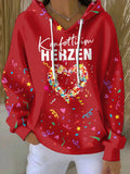 Comstylish Frauen Kölner Karneval Casual Hoodie