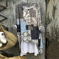 Vintage Embroidery Art Linen Blend Blouse elevenforest