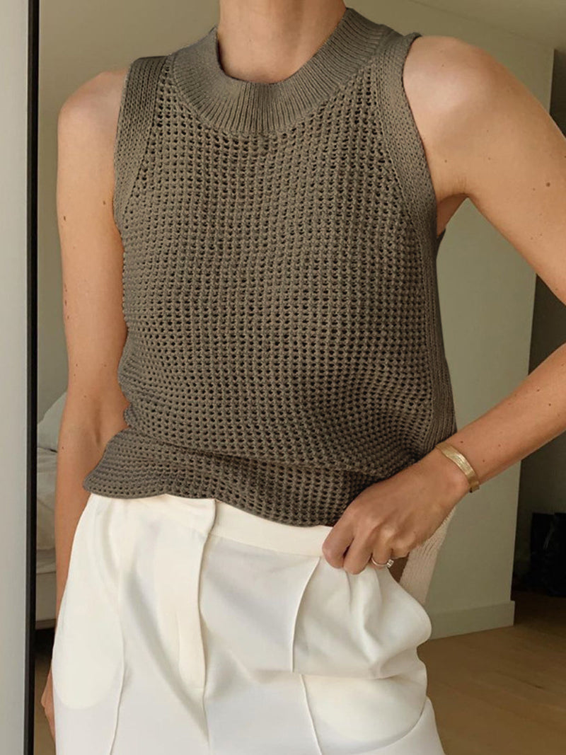 Knit Hollow Vest