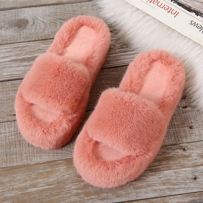 Alicia Faux Fur Slippers