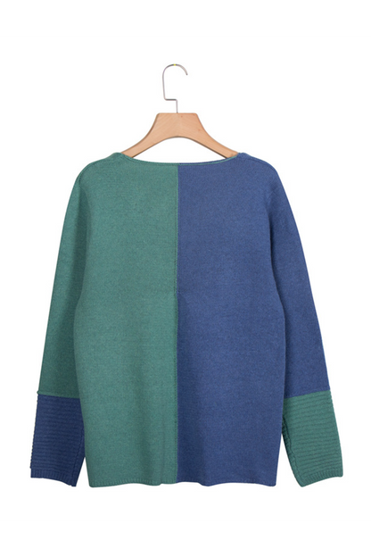 Color Lump Buttons V Neck Cardigans(4 Colors)