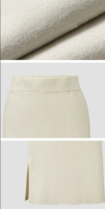 Knit Midi Skirt
