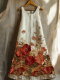 Colorful And Gorgeous V-neck Sleeveless Long Dress elevenforest