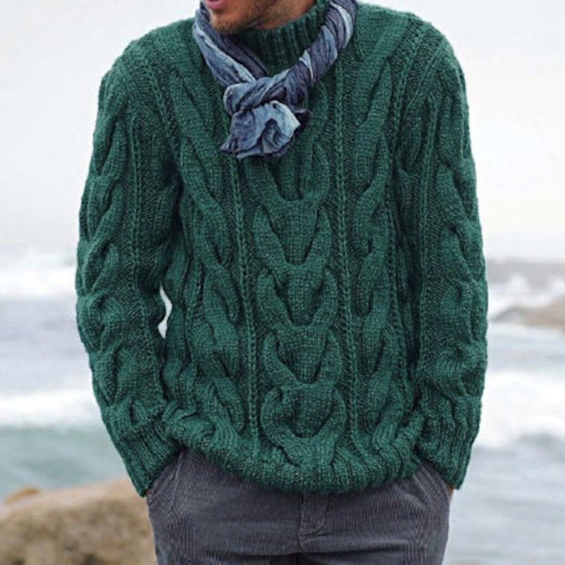 Men'S Knitted Graphic Pullover Sweater elevenforest
