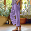 Women's Retro Geometric Art Casual Pants elevenforest