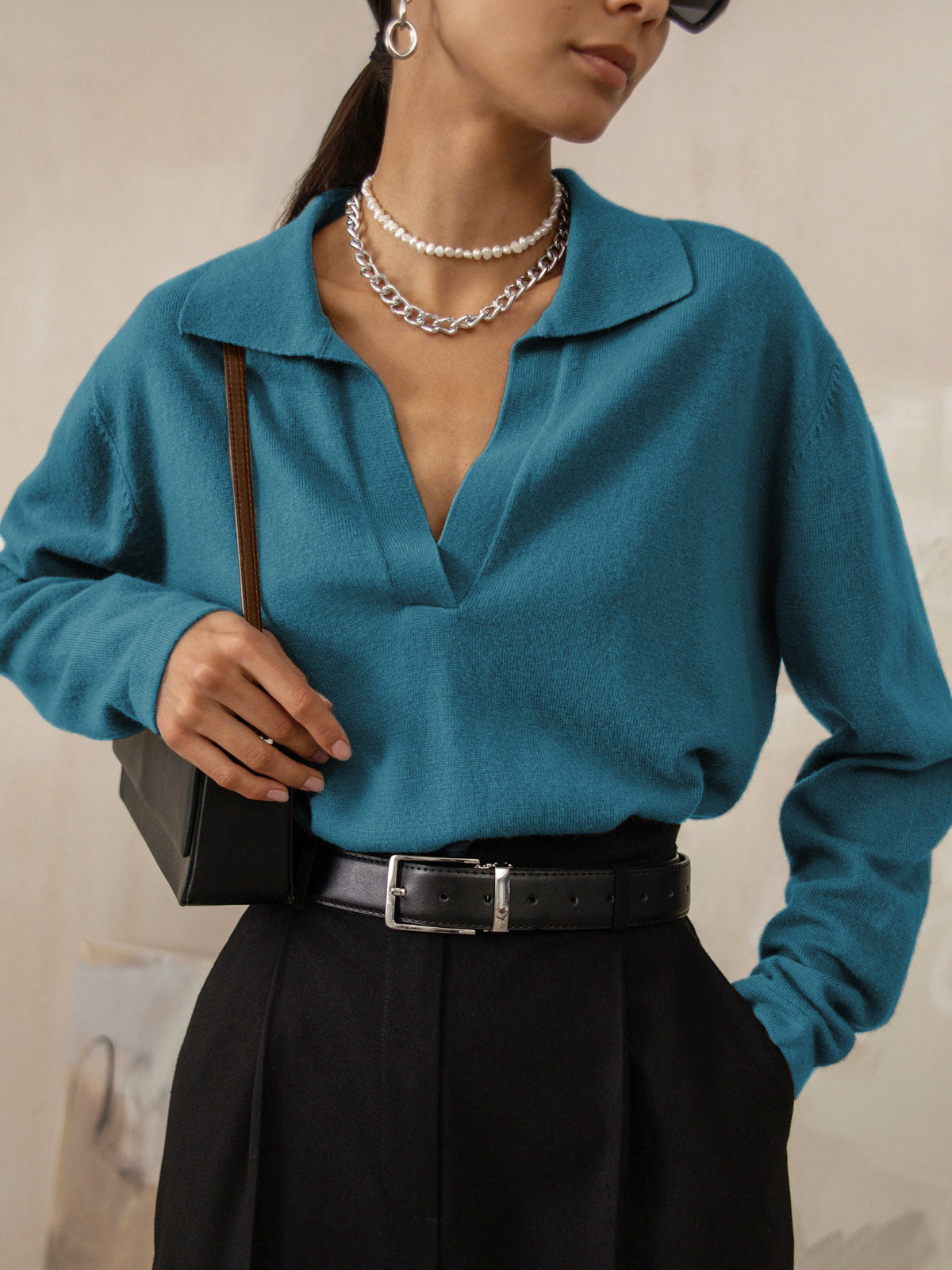 Gracefully Designed Sweater