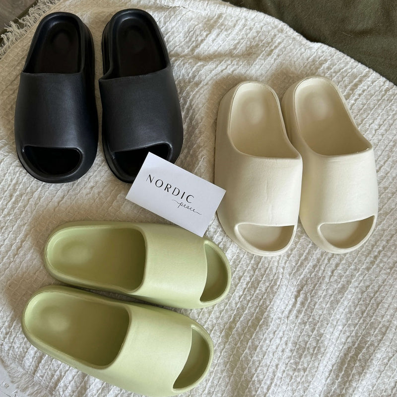 Nordic Rubber Slides Sandals for
