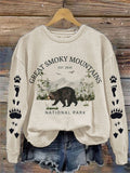 Comstylish Women's Great Smoky Mountains National Parks Print Sweatshirt