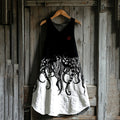 Japanese Octopus Legs Art Linen Tank Dress elevenforest