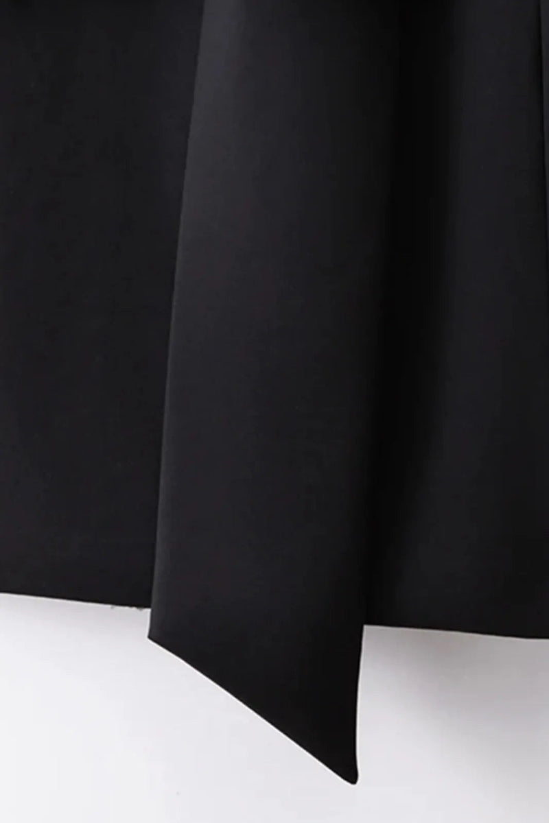 Dalo Bowknot Double-breasted Sleeveless Vest