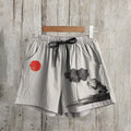 Women's Sunrise Art Loose Casual Short Pants elevenforest