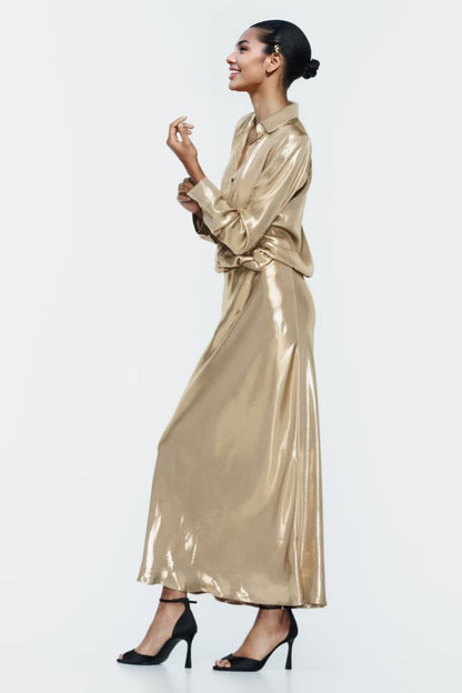 Hedda Shimmering Metallic Set