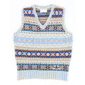 Vintage Geometric Icelandic Knit Vest Sweater elevenforest