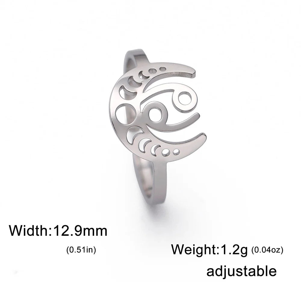 Moonlit Constellation Rings