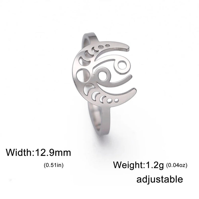 Moonlit Constellation Rings