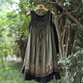 Vintage Tribal Viking Celtic Knot Gradient Tank Midi Dress elevenforest