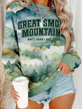 Comstylish Great Smoky Mountains National Park Cozy Sweatshirt