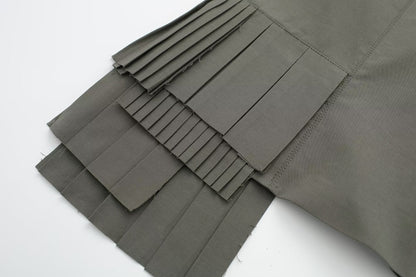 Laminated Decoration Windbreaker Fabric Slimming Camisole