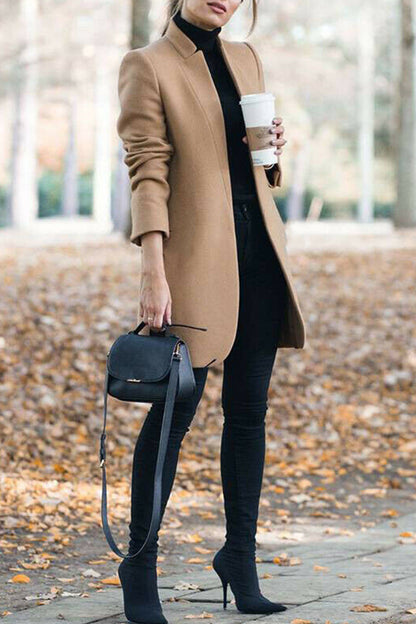 Long Sleeve Regular Sleeve Coats(6 Colors)