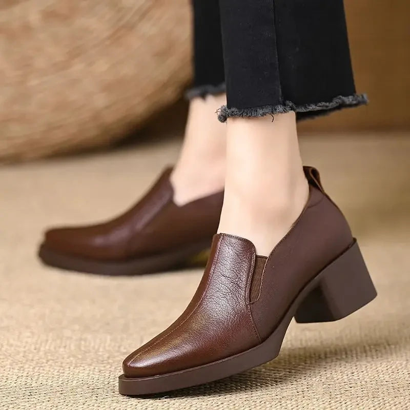 Casually Elegant Heels with a Refined Edge