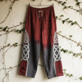 Women's Celtic Knot Lace Art Comfort Casual Pants elevenforest