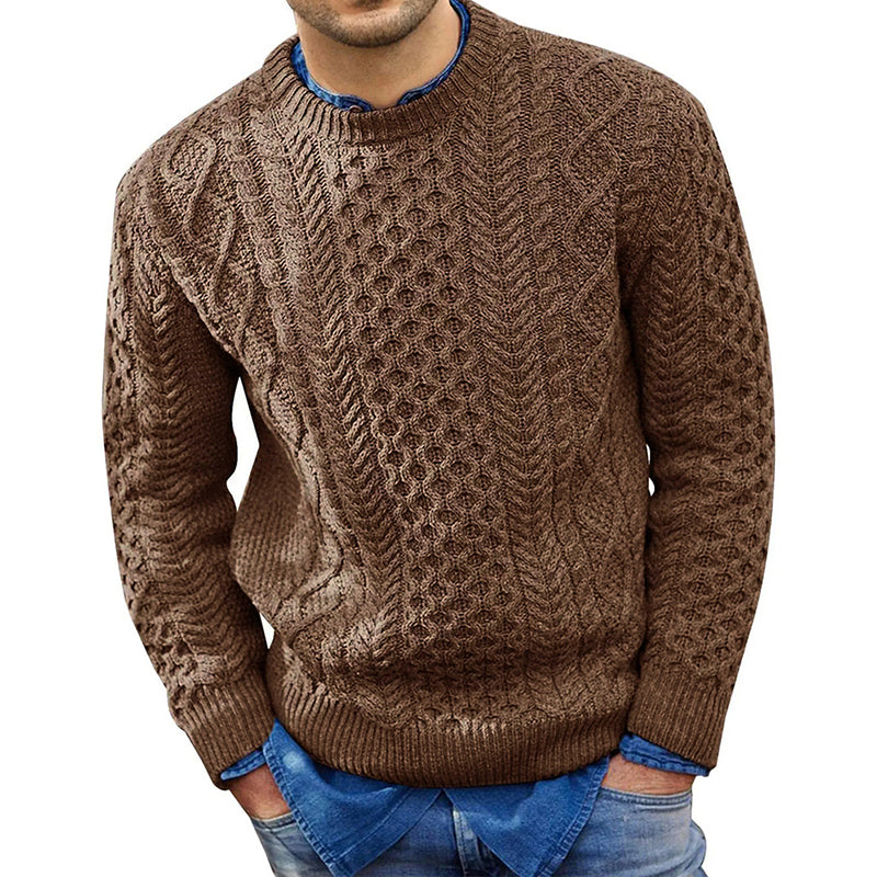 Men's Turtleneck Casual Pullover Sweater elevenforest