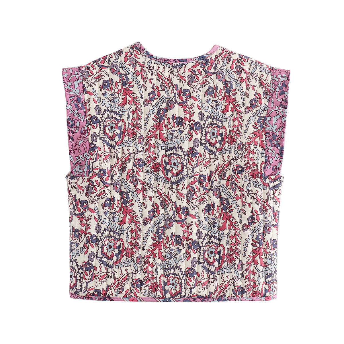 Printed Quilted Waistcoat
