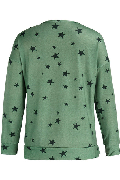 The Stars Patchwork Zipper Collar Hoodies(8 Colors)