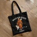 Comstylish Walk For Peace Aloka Mission Journey Ecofriendly Tote Bag
