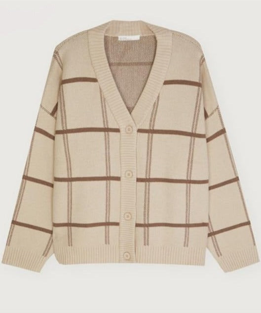 Lorra Plaid Cardigan