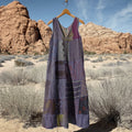Women's Vintage Patchwork Art Tank Dress elevenforest