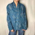 Japanese Style Quilted Cut-inspired Design Kimono elevenforest