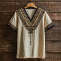 Ancient Egyptian Inspired Cozy Linen Shirt elevenforest
