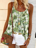 Women's Floral Art Print Tank Top
