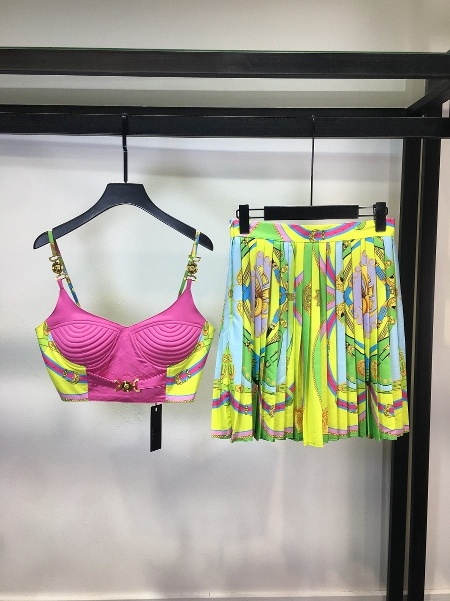 Gloria Top & Skirt Set