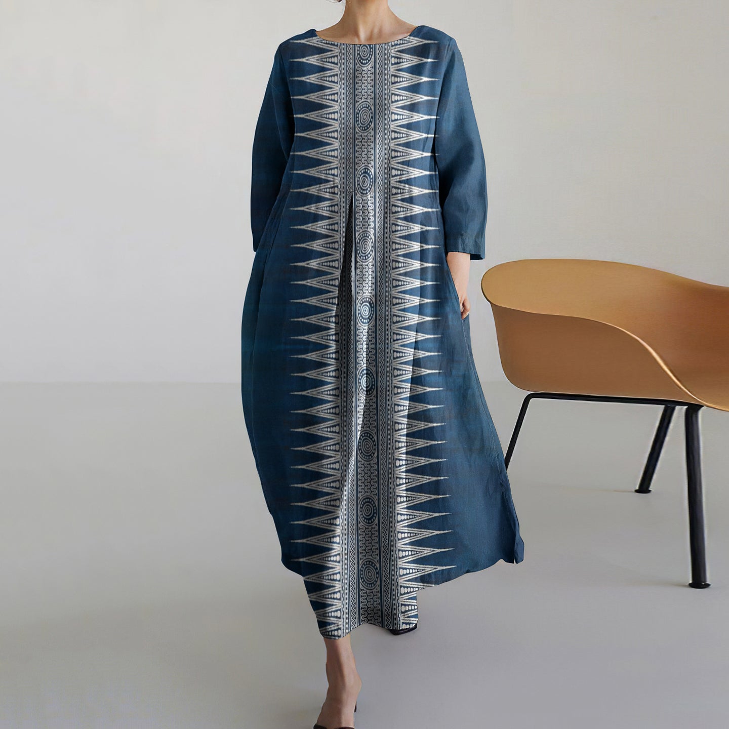 Vintage  Geometric Women'S Dress elevenforest