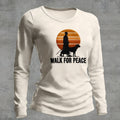 Comstylish Women's Walk For Peace Long Sleeves T-shirt